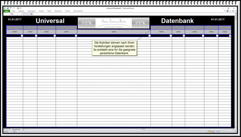 Bild 1 von Universal Datenbank Archiv Spielzeug Sammler Kunden  Eisenbahn Ü-Ei Figuren Sammlersoftware Excel 
