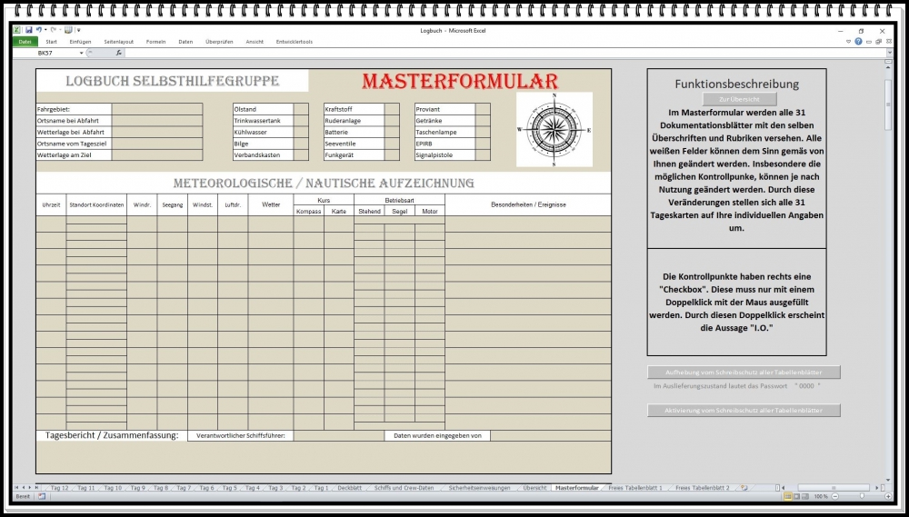 Bild 1 von Digitales Logbuch Segelboot – Yacht Logbuch für Navigation, Crew und Segeltörn Dokumentation